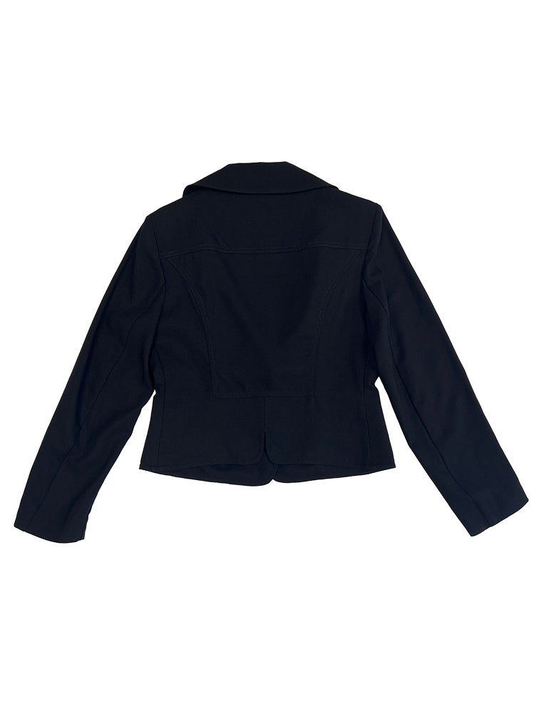 Classic Black Italian Blazer by Valentino Roma