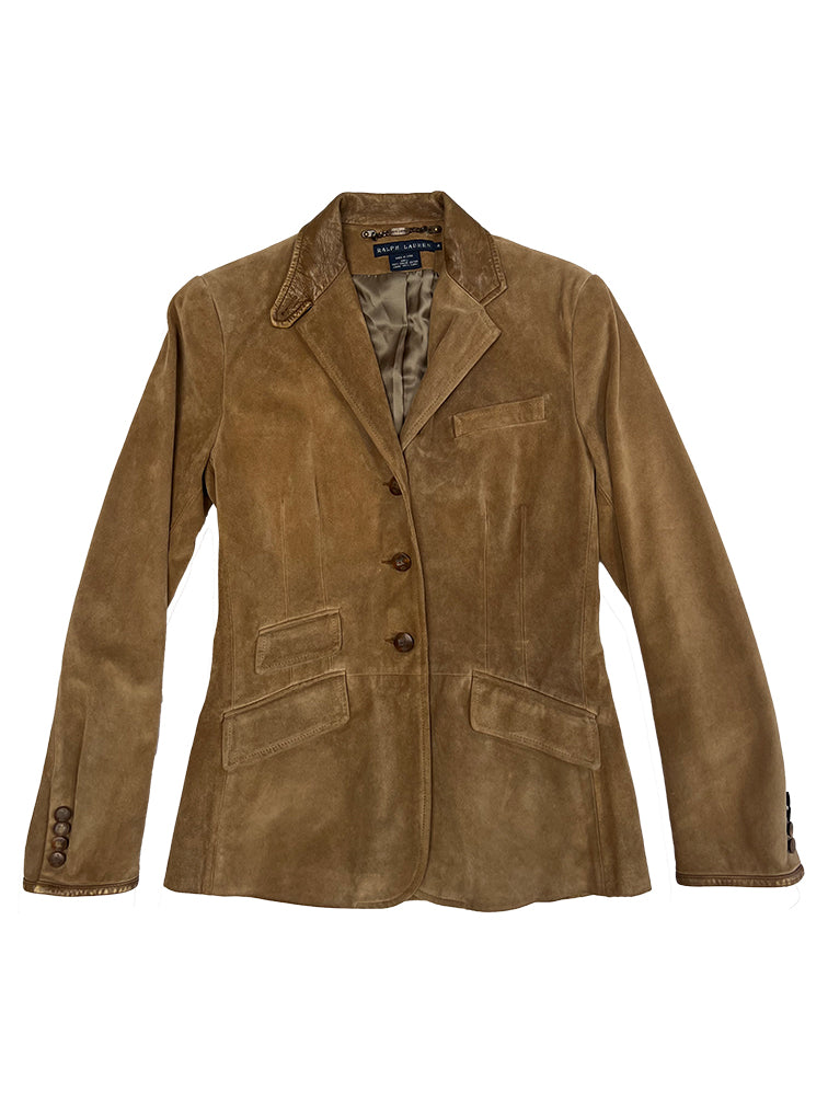 Heritage Suede Blazer by Ralph Lauren Vieux Riche