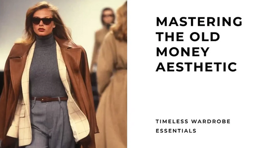 Feature Image for Mastering the Old Money Aesthetic: Timeless Wardrobe Essentials, showcasing a woman in a leather trenchcoat embodying the Old Money style.