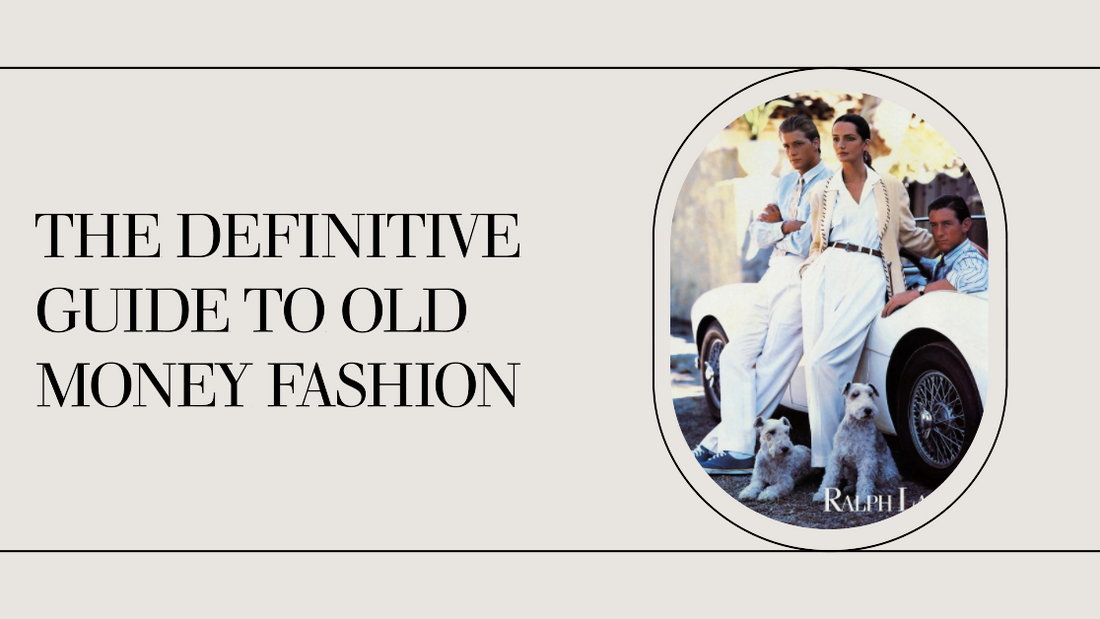 Feature image for the blog post 'The Definitive Guide to Old Money Fashion and Aesthetic', depicting a vintage Ralph Lauren photograph.