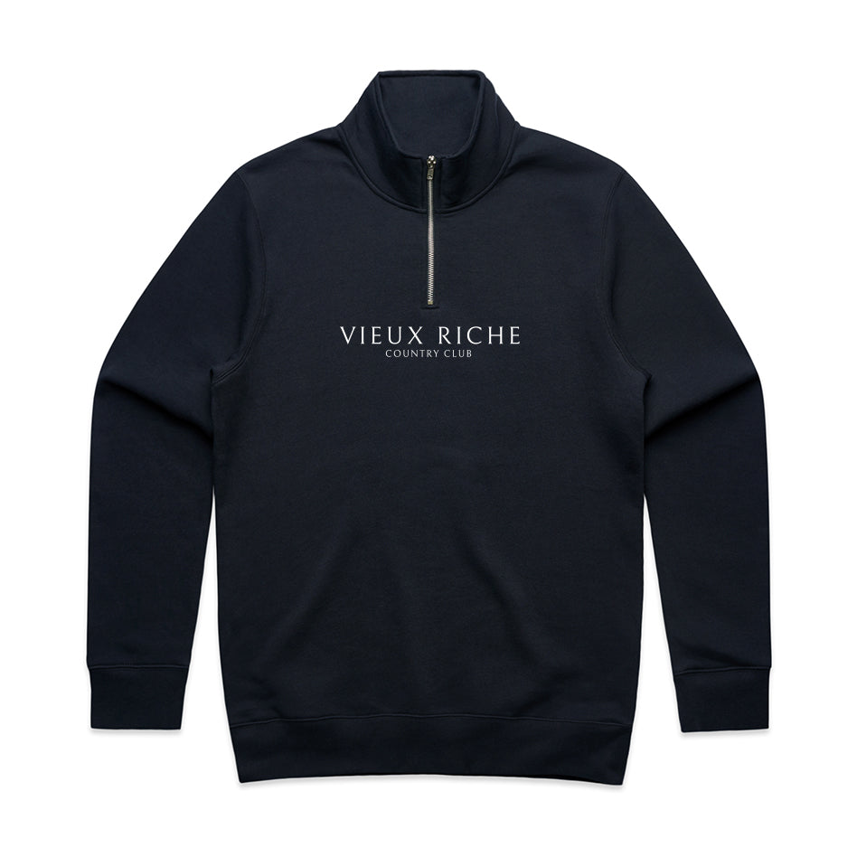 Product Image for front of Navy Clubhouse Classic Half Zip