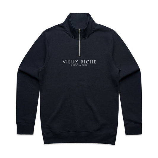 Product Image for front of Navy Clubhouse Classic Half Zip