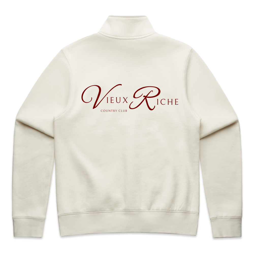 Product Image for back of Ivory Heritage Club Half Zip