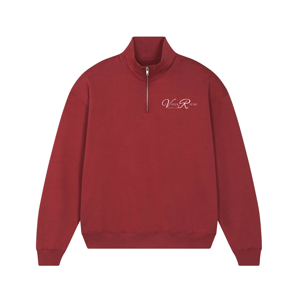 Product Image for front of Maroon Heritage Club Half Zip