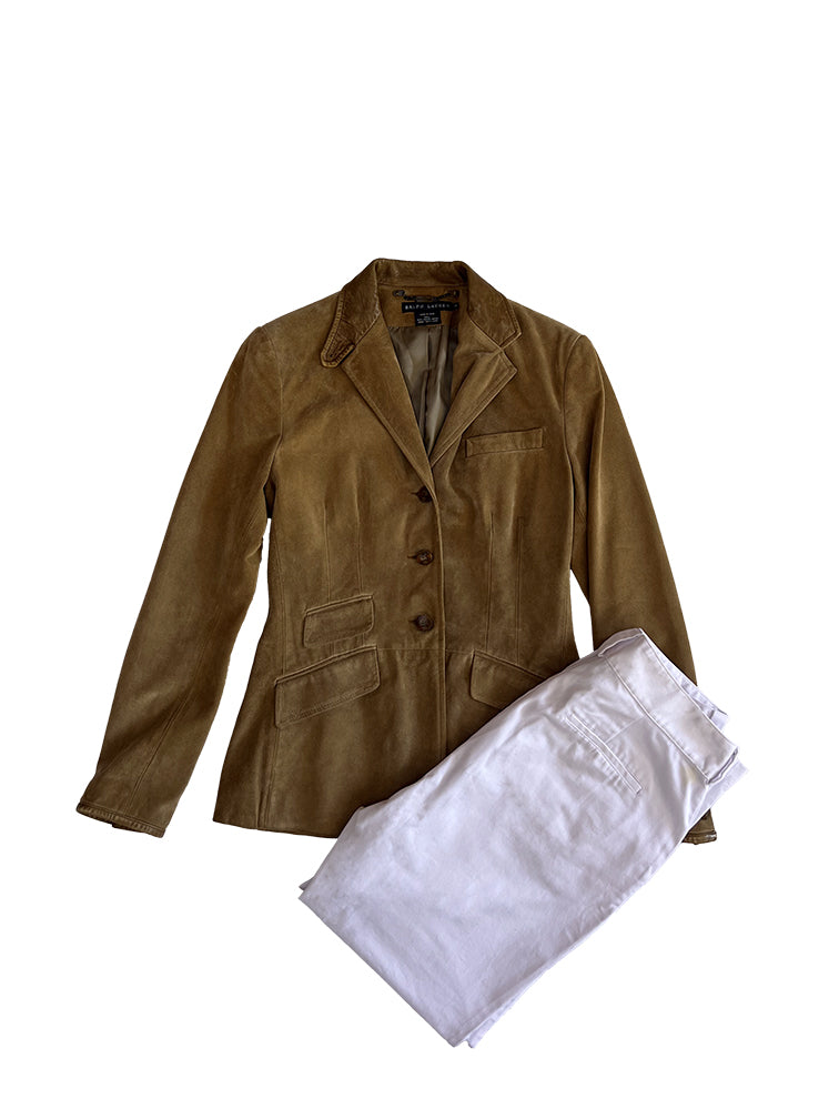Heritage Suede Blazer by Ralph Lauren